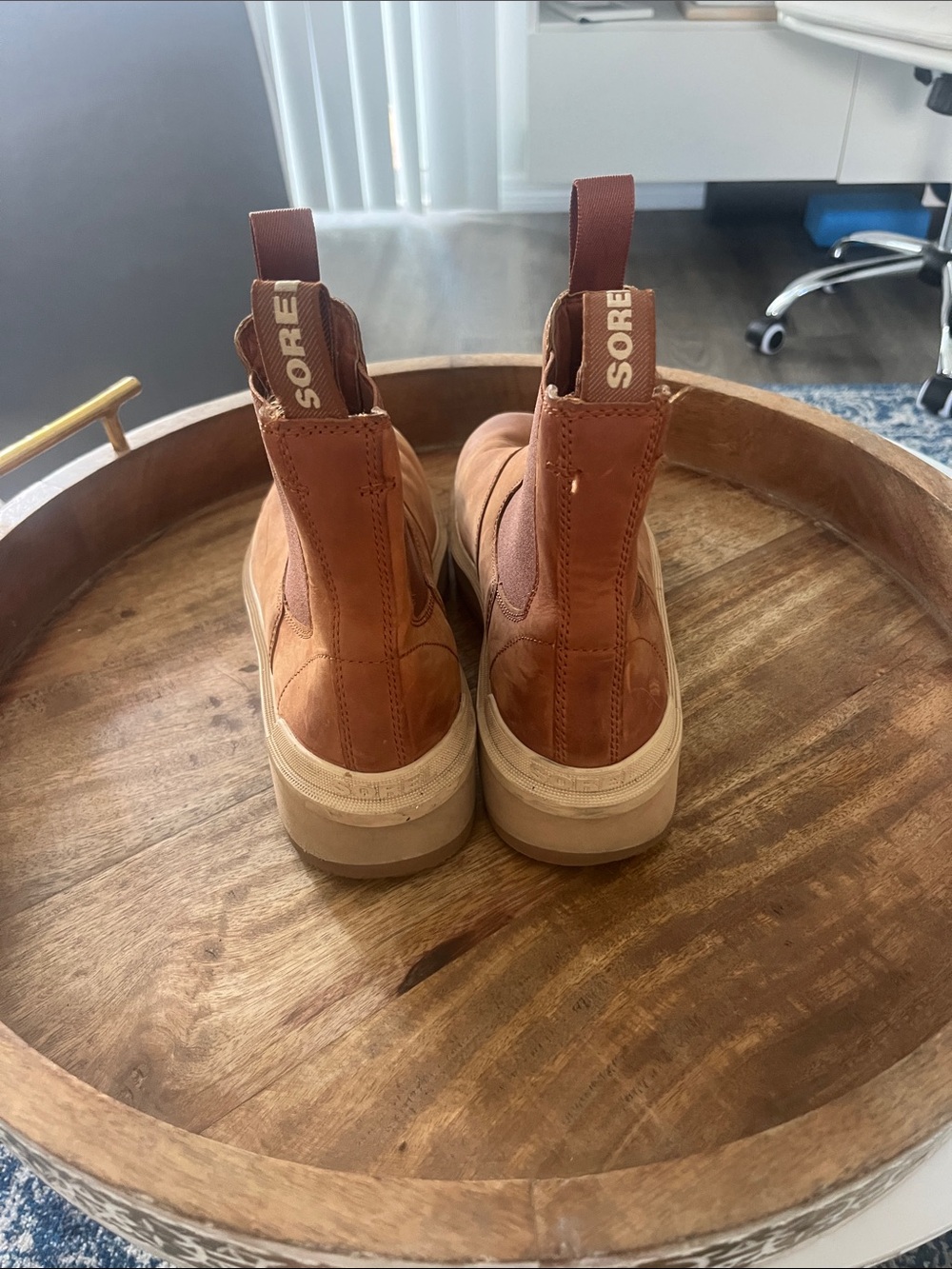 Sorel Women’s Chukka Boots in Chestnut Brown - Picture 2 of 5